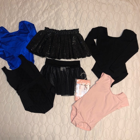 Ballet/Gymnastics Outfits, 13 Piece Lot, Size S, M, L (Sizes 6 to 12) - Picture 3 of 14